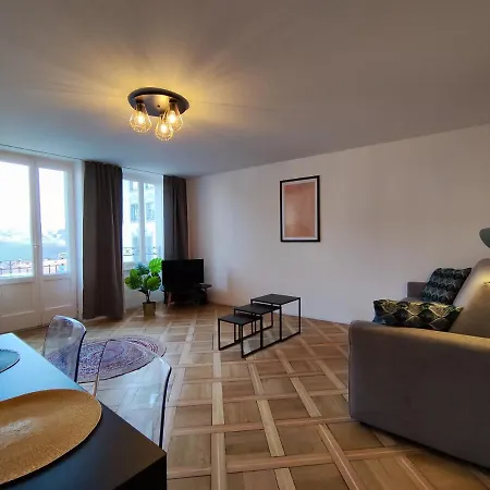Appartement Tout Confort Renove Avec Vue - Tilleul 5 Fribourg Exterior photo